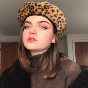Vintage Cheetah Beret